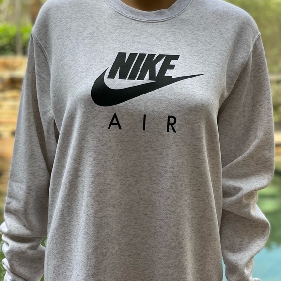 NIKE AIR FLEECE DRESS SMALL GRAY - Picture 4 of 7